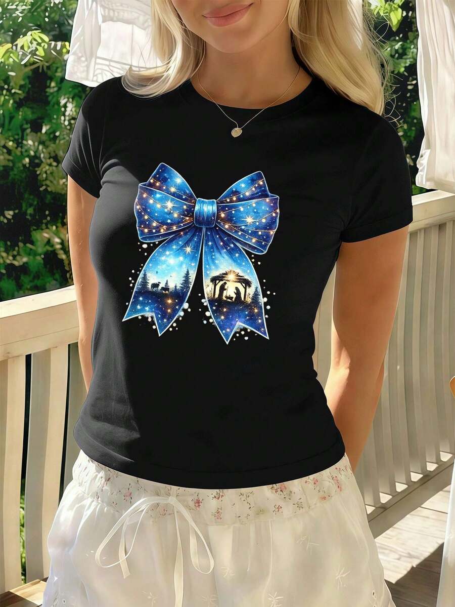 Women T-Shirts - Black - View 1