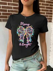 Women T-Shirts - Black - View 2