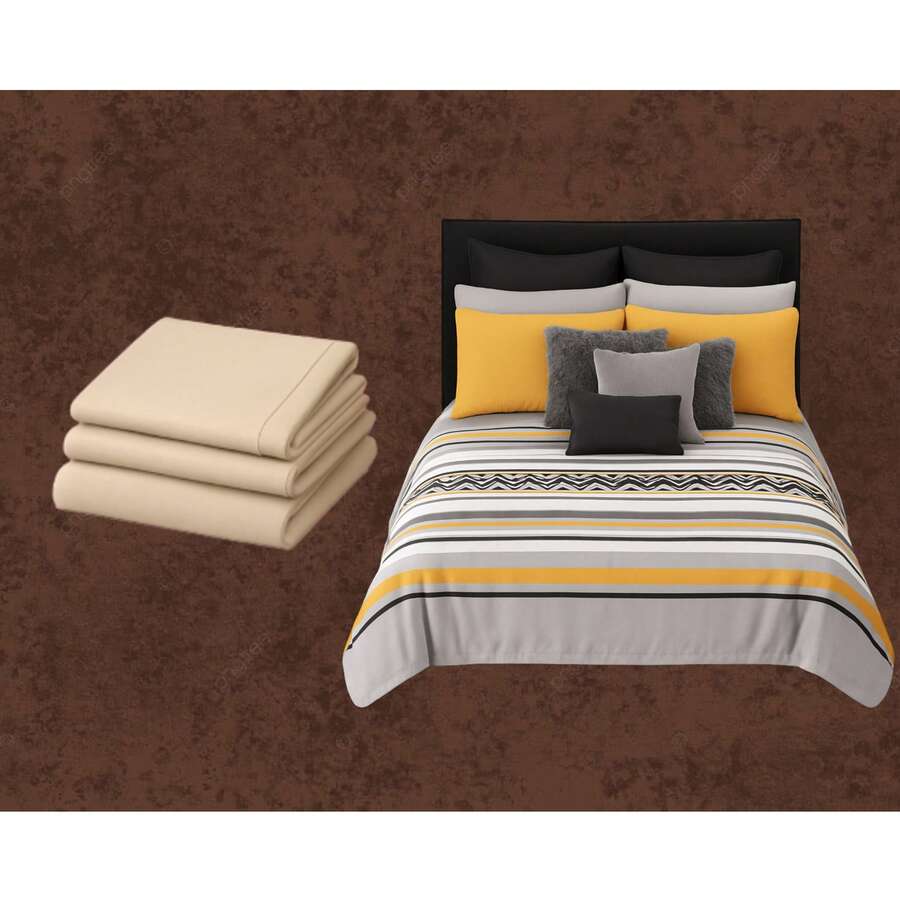 Sleep Better Tonight: Complete Comforter And Sheet Set BEAUTTY HOME - AZPEN - View 1