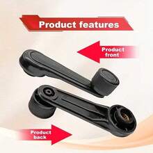 4pcs Manual Window Wiper Arm Handles With Gaskets And Springs, Universal Car Interior Accessories Replacement Parts, Car Window Crank Handles For Car Enthusiasts And Repair - A - View 5
