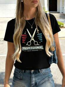 Women T-Shirts - Black - View 2