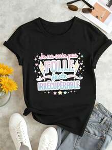 Women T-Shirts - Black - View 1