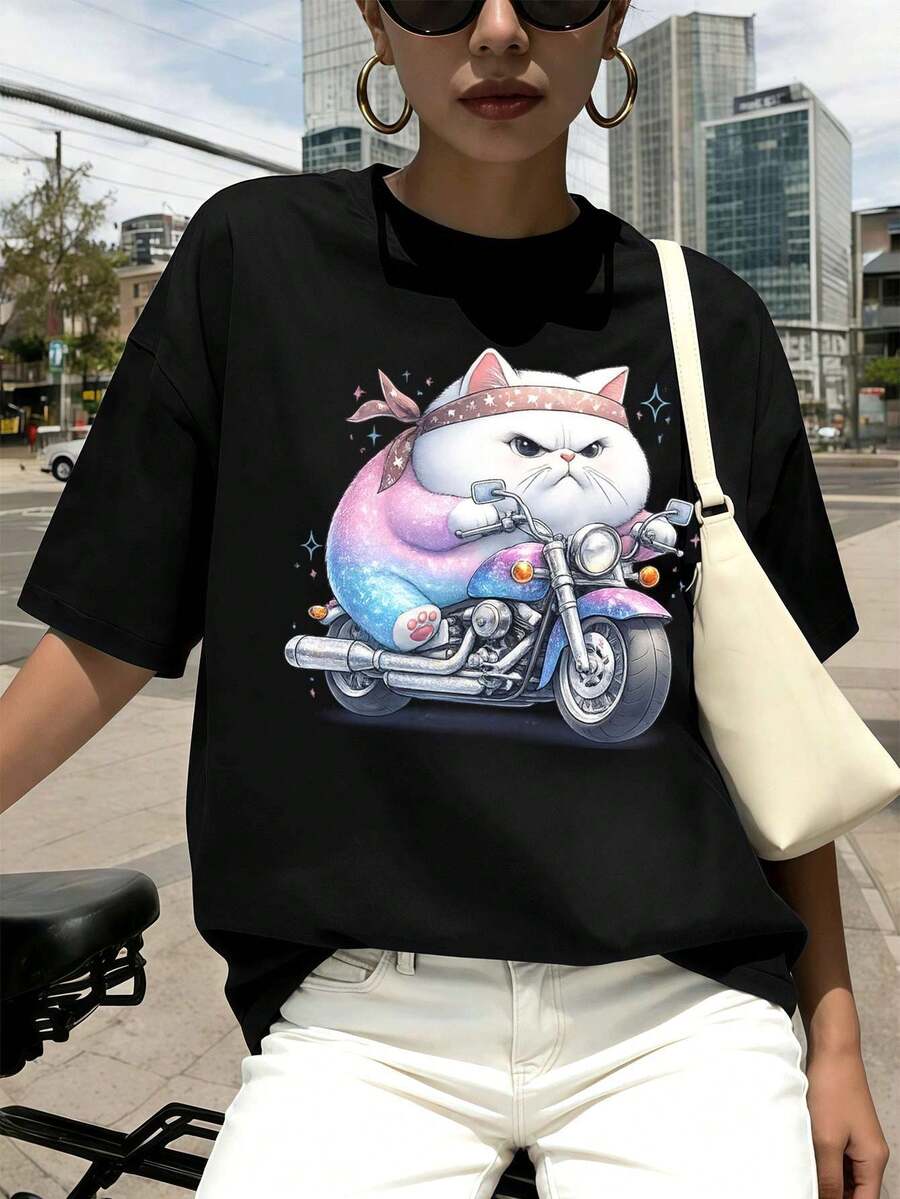 Women T-Shirts - Black - View 1