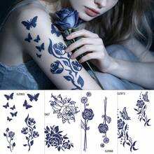 Hình xăm tạm thời - Màu xanh lam - Xem 9