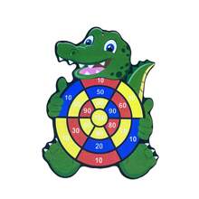Small Crocodile Sticky Ball Target With 12pcs Sticky Balls And 1pc Hanging Hook - Dark Green - View 3