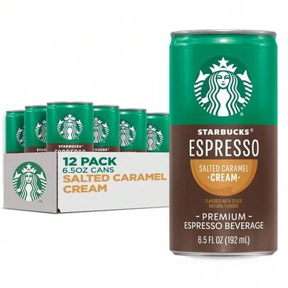  Starbucks Espresso & Cream Light, 6.5 Fl Oz Cans (Pack Of 12)