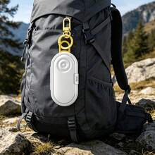 Portable Mini Pill Box With Gold Keychain, Multi-Functional Outdoor Travel Storage Box, 3 Colors Hanging Medicine Box, Compact Divided Pill Case For Travel - Black - View 8
