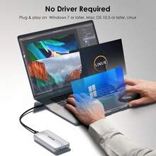40Gbps USB4 NVMe SSD Enclosure,PCIe M.2 B+ Key For 2230/2242/2260/2280,Tool-Free External Case With Cooling Fan,Plug And Play For PC Laptop - Silver - View 5