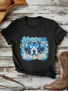 Women T-Shirts - Black - View 1