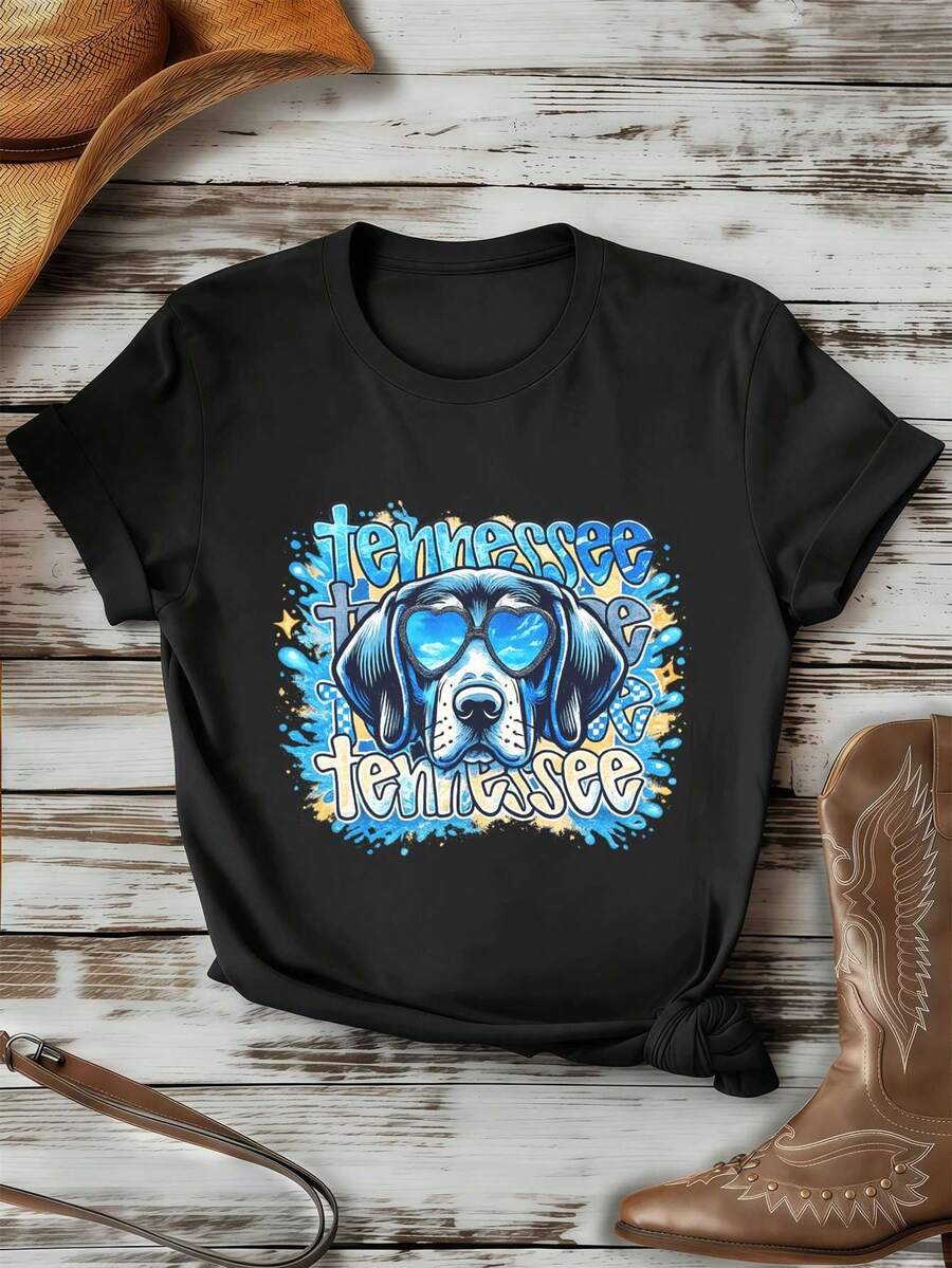 Women T-Shirts - Black - View 1