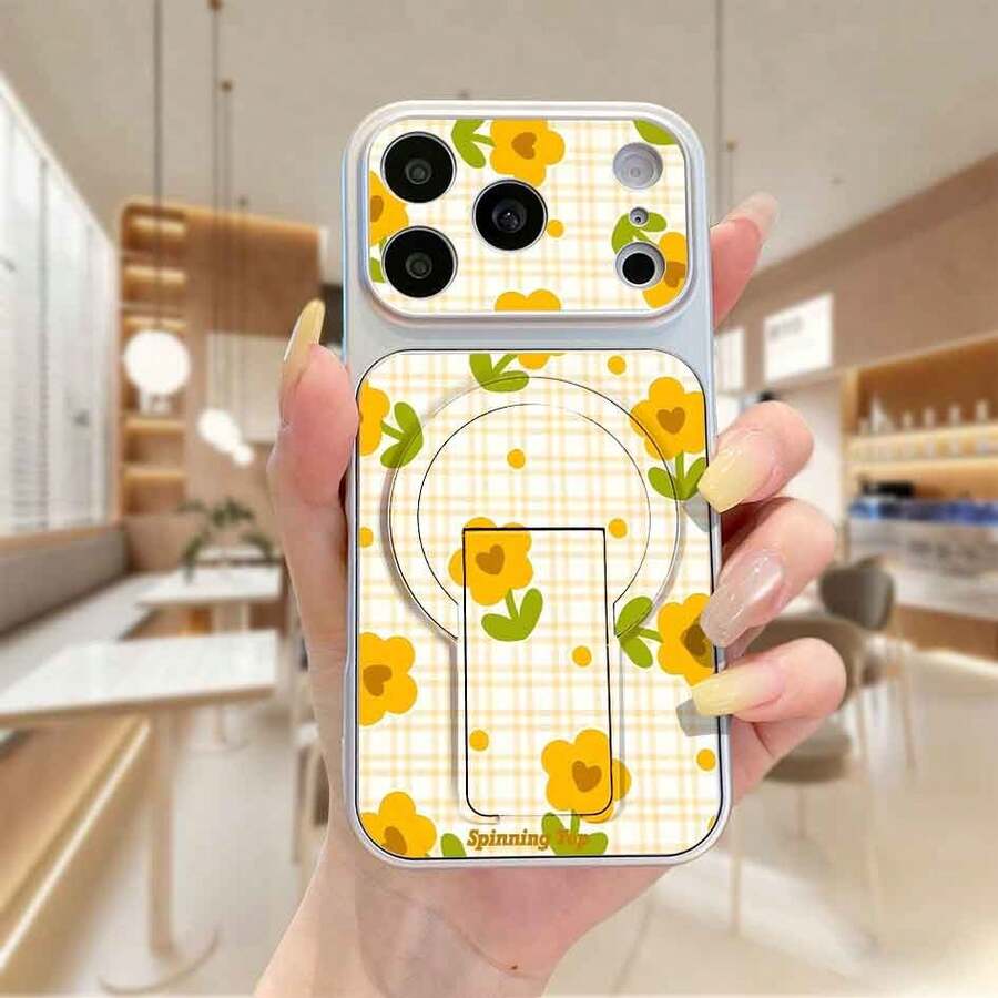 Ốp lưng điện thoại gập từ tính đa chức năng mới dành cho iPhone 17 Pro Max/17/17 Pro, 16 Pro Max, 16 Pro, 16, 15 Pro Max, 15 Pro, 15, 14 Pro Max, 14 Pro, 14, 13 Pro Max, 13 Pro, 13, 12 Pro Max, 12, 11 Series - Bạc - Xem 1