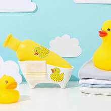 250张可爱卡通黄鸭装饰贴纸/标签，适用于学生桌面、笔记本、教室装饰、教师奖励、礼品包装 - 多色 - 查看 5