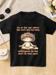 Dam-T-shirts - Svart - Visa 1