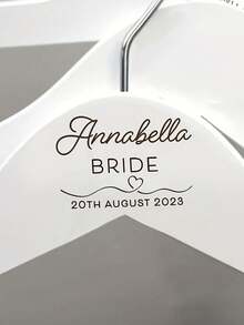 Personalized Bridesmaid Hanger, Wedding Coat Hanger (Customizable), Bridesmaid Hanger, Wedding Hanger, Bridal Hanger, Personalized Wedding Hanger, Bridal Hanger, Engraved Bridal Hanger, Decorative, Reusable, Multi-Functional, Fashionable, Exquisite - Multicolor - View 8