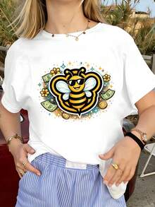 Women T-Shirts - White - View 1