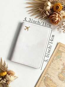 Pink Bow A-Z Letter Print Passport Cover, Cute PU Leather Travel Passport Holder, Multifunctional Travel Organizer, Travel Essential, Back To School Gift For Men & Women, ID/Bank Card/PU Wallet, Mother's Day/Girlfriend/Friend/Nurse's Day Gift - Multicolor - View 10