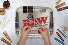 RAW Metal AF Rolling Tray | Size - Large | Polished  Top | Rust And Wear Resistant Clear Coating - 顏色A - 查看 3