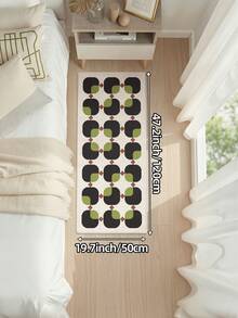 DAJIANG 1pc Striped Pattern Long Kitchen Mat, Suitable For Bathroom, Kitchen, Outdoor, Indoor, Hallway, Bedroom, Living Room, Machine Washable, Easy To Clean, Non-Slip Bottom, Applicable For Bedroom Decor, Japanese & Nordic Style Decor, Bathroom Decor, Outdoor Decor - Multicolor - View 11