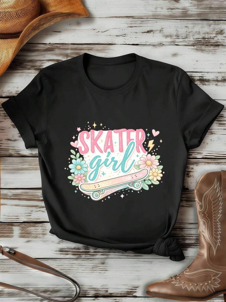 Women T-Shirts - Black - View 1