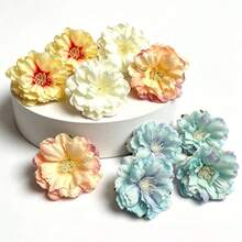 Bộ 4 kẹp tóc giả hoa màu trắng, xanh dương, hồng dành cho nữ, kiểu dáng thời trang, đa năng, thanh lịch, tối giản, màu trơn, phù hợp cho đi chơi hàng ngày, dạo phố, dự tiệc, đi làm, đi biển, du lịch, tạo kiểu tóc, rửa mặt, trang điểm, phụ kiện trang phục, mùa hè, kỳ nghỉ, du lịch, phụ kiện đội đầu. - Nhiều màu - Xem 4