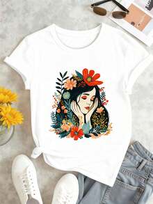 Women T-Shirts - White - View 2