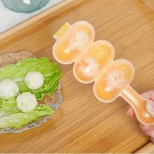 1pc Rice Ball Maker With Spoon, Kitchen Rice Mold, Interesting Shaking Design, Rice Feeding And Eating Tool - Multicolor - View 6