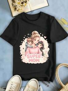 Women T-Shirts - Black - View 2