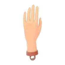 Bendable Nail Practice Hand With Mounting Bracket For Nail Art Training Realistic Fake Hand Model For Home DIY Use - Bendable Nail Art Practice Hand Model - View 10