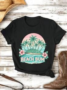 Women T-Shirts - Black - View 2
