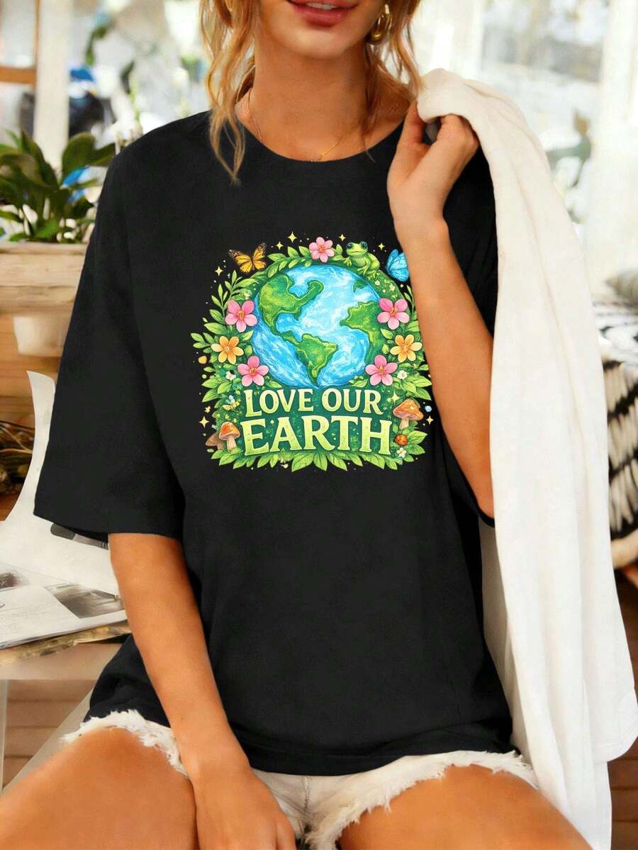 Women T-Shirts - Black - View 1