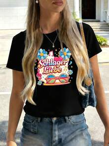 Women T-Shirts - Black - View 2