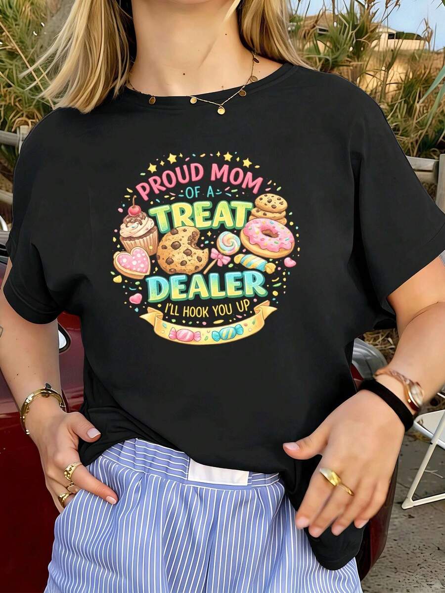Women T-Shirts - Black - View 1