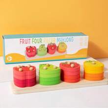 4-Pillar Fruit Fishing Game, Color Recognition & Fine Motor Skills Development, Early Educational Toy For Children - Multicolor - View 14