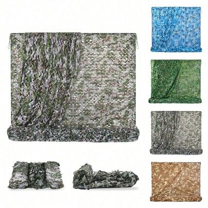 Camouflage Net, Garden Fence Net, Hunting Concealment Net, Suitable For Camping, Hunting, Party Decoration - Woodland Camouflage Net Roll