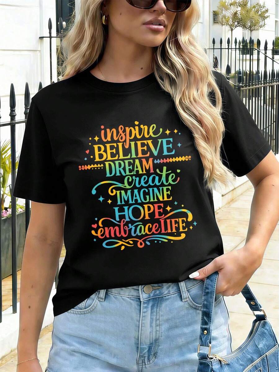 Women T-Shirts - Black - View 1