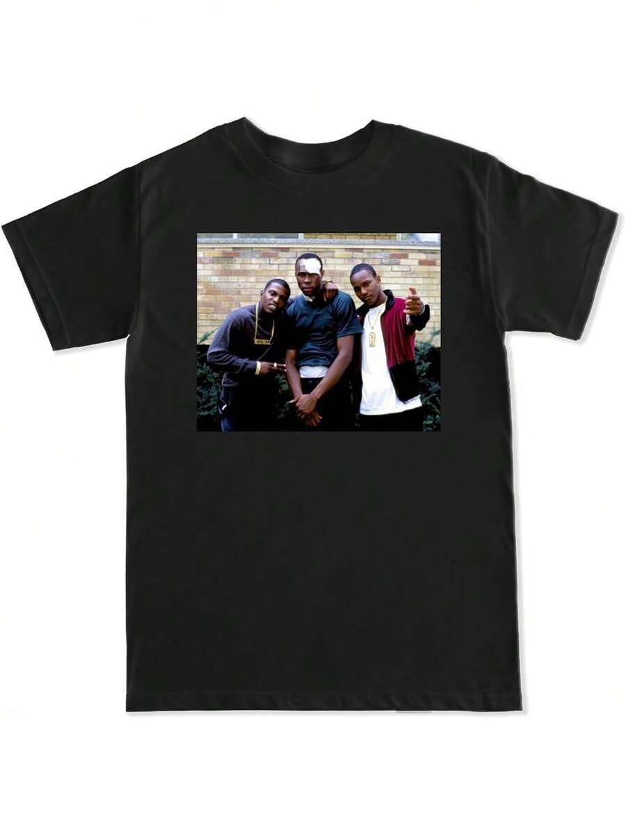 Dam-T-shirts - Svart - Visa 1