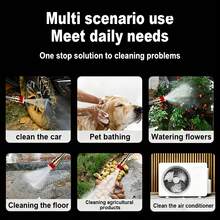 Professional Electric Pressure Washer,2.0 GPM Heavy Duty Power Washer With 4 Nozzles,Foam Cannon,33FT Hose And 500ml Soap Bottle For Home/Cars - US A Type Plug(110-127V) - View 7
