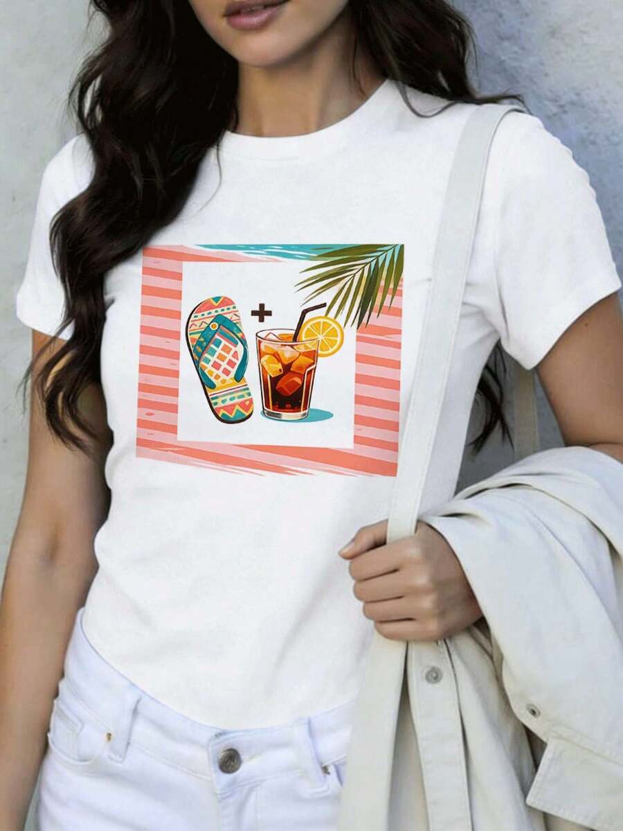 Women T-Shirts - White - View 1