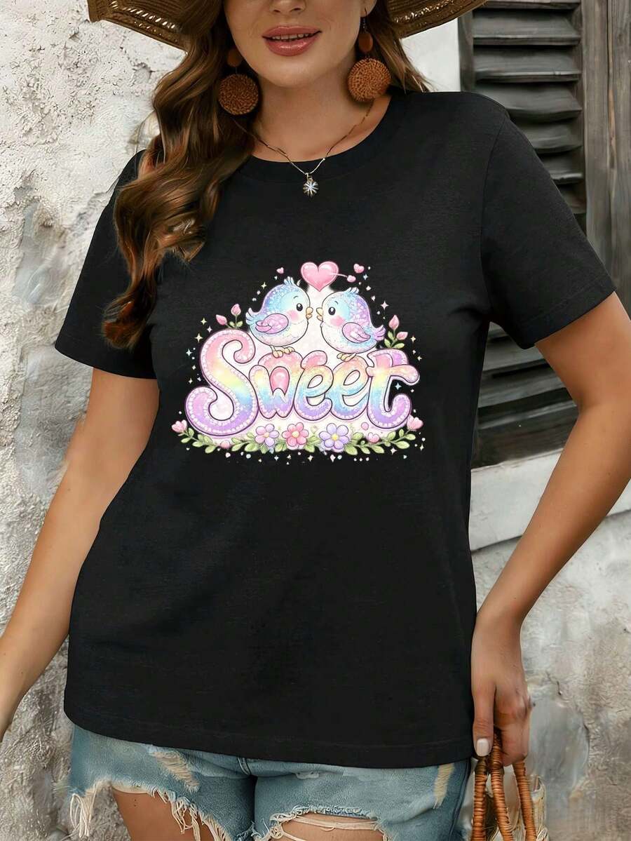 Women T-Shirts - Black - View 1