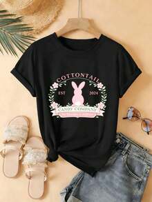 Women T-Shirts - Black - View 2