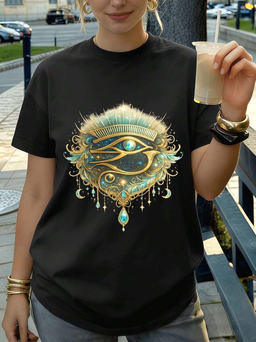 Women T-Shirts - Black - View 1