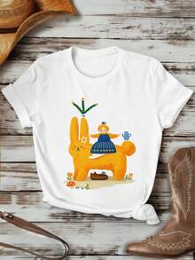 Women T-Shirts - White - View 1