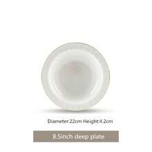 Dining Sets - 8.5 Inch Deep Plate - View 3