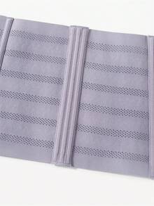 Dual-Layer Waist Trainer Corset, Adjustable Tummy Control Shapewear - Purple - View 6