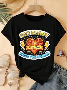 Women T-Shirts - Black - View 2