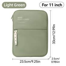 DANYCASE Ốp bảo vệ máy tính bảng 11-13 inch phù hợp với iPad thế hệ 11, 10, 9, 8, 7, Air, Pro, nhẹ và có khóa kéo trượt mượt mà. - Nhiều màu - Xem 9