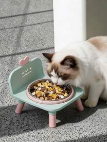 SUPET-Cute 不锈钢猫碗。采用时尚的撞色设计，配备防滑底座防止倾倒和防漏结构。加高的颈部支撑设计让猫咪进食更舒适，而且碗身易于清洗。这款猫碗适合幼犬和成猫，是送给爱宠的完美礼物。 - 塑膠碗 - 查看 4
