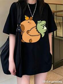 Women T-Shirts - Black - View 1