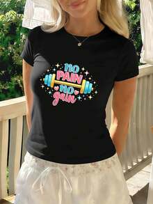 Women T-Shirts - Black - View 1