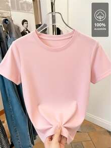 Multicolor Floral Mandala - 100% T-Shirt - Pink - View 5